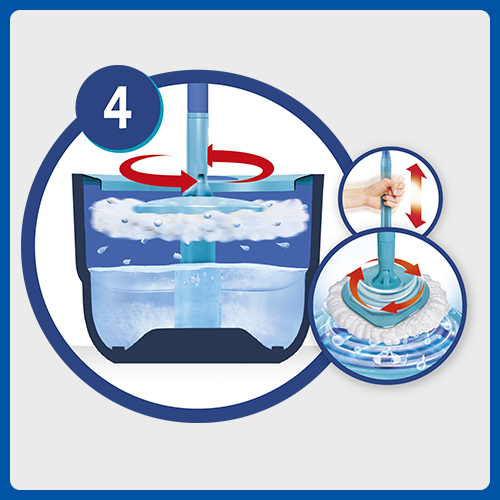 Full Action System Mop and Bucket Instructional Picto 4