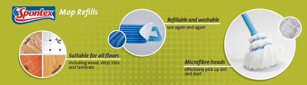 Mop Refills Banner Mop Refills Banner