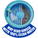 Aqua Xtra Mop 100 percent clean water