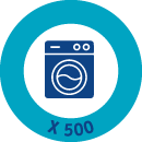 Washable x500 Times