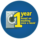 Flex and Wash Bathroom 1 Year Washable
