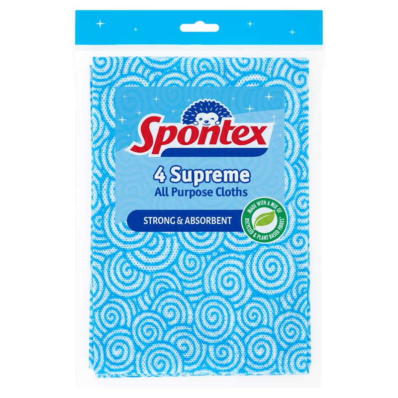 Supreme All Purpose Cloths 4 Pack