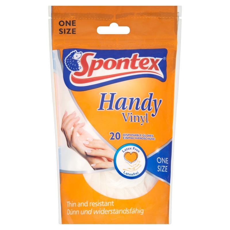 Handy Vinyl Disposable Gloves Spontex